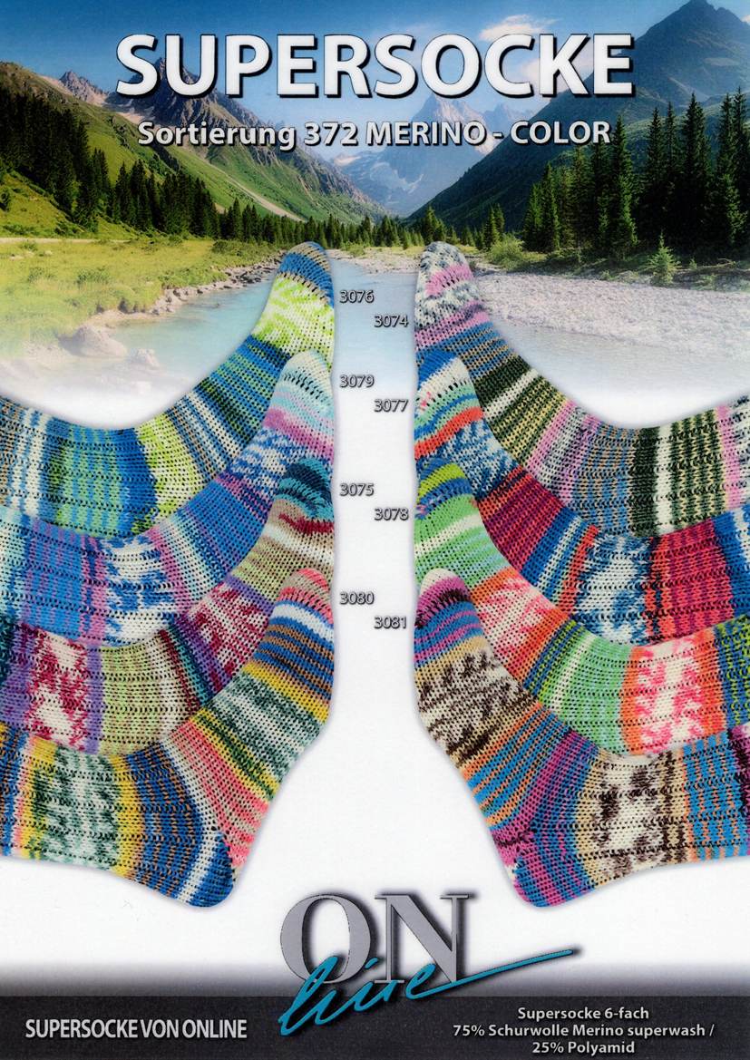 Supersocke 372 Merino Color