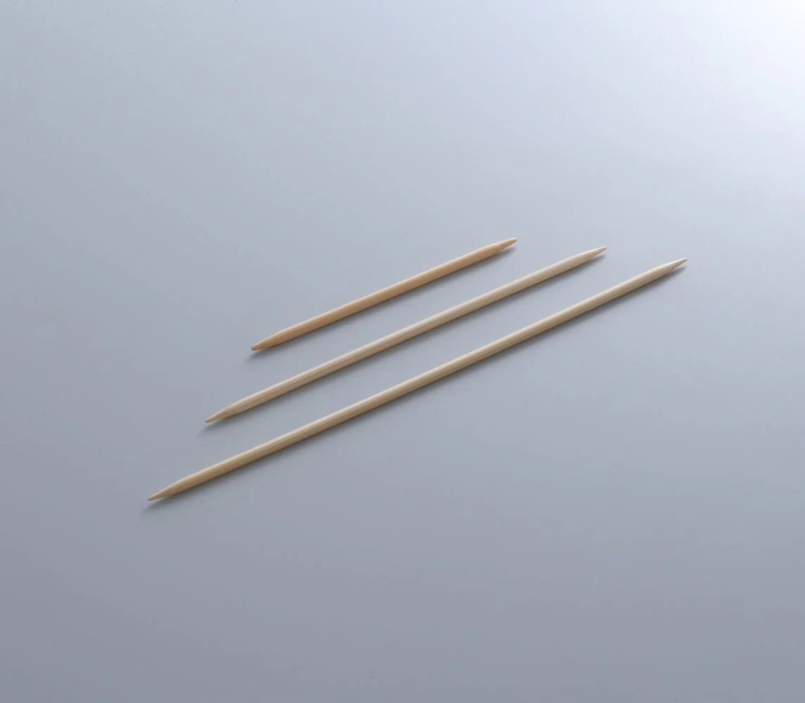 6" Double Pointed KA Bamboo Needles